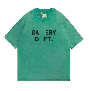 GalleryDept Brand Designer Mens T Shirts Summer Casual Dept Tshirts Cotton Tops Gallary Dept Shirt Streetwear Harajuku Tees Luxury Paneled Gradient Haikyuu 2644