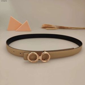 Luxury designer Belt Buckle Fashion Genuine Leather Women Belts For men Letter Double Big gold classical