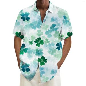 メンズカジュアルシャツ夏の服の男性SPデジタル3Dプリントボタンアップ半袖シャツTスリーブ
