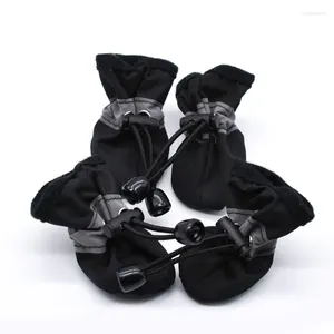 Dog Apparel 4pcs/set Waterproof Pet Shoes Anti-slip Rain Boots For Small Cats Dogs Spring Antumn Puppy Footwear Socks Supplies