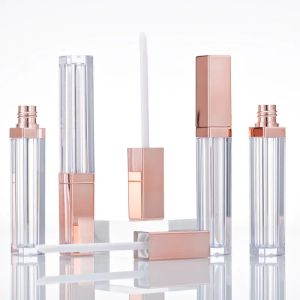 wholesale Empty Lipgloss Tube Bottles DIY Lip Gloss Mask Cream Containers Rose Gold Refillable Packing 20pcs lot ZZ