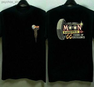 Men's T-Shirts Mens Mooneyes Moon Equipped 66 Years Excellence T Shirt Q240130