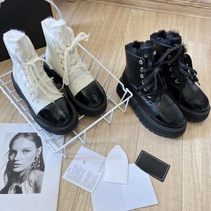 Designer Boots Damskie krótkie buty Pół buty Modne pluszowe pluszowe wszechstronne proces produkcji skóry