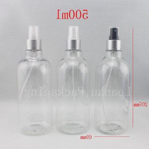 Bottiglie per pompa nebulizzatore fine in plastica marrone vuote da 500 ml, Bottiglie spray per contenitori in plastica per bottiglie spruzzatrici in PET da 500 cc Dmvbq