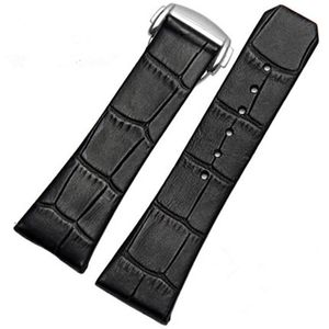 Genuine Leather Watch Band For Omega CONSTELLATION Series Wristband Strap 23mm With Silver Clasp322G