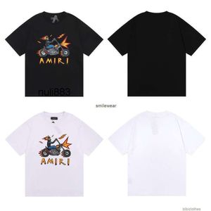 デザイナースカルアムアミスイミリアミイリメンズラグジュアリーアマリファッション服Tシャツカジュアルティートレンド真新しいモーターサイクルアミール邪悪なアミーリースピリットナイトプリ