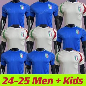 NS Player 2024 2025 BONUCCI Soccer Jerseys JORGINHO INSIGNE VERRATTI Men Kids FOOTBALL SHIRTS CHIESA BARELLA Chitalia FAIELLINI PELLEGRINI Italys European Cup