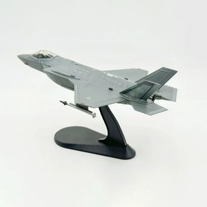 Diecast Metal Alloy 1/72 Skala USAF Air Force F-35 F35 F-35A Fighter Aircraft Airplane Plane Model Toy for Collection 240118