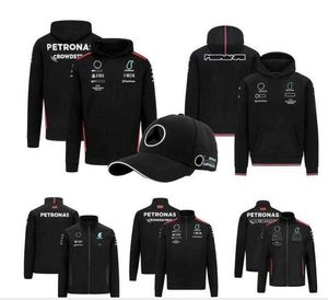 Motorcycle clothes F1 Team Hoodie New Racing Jacket Same Style breathable give away hat white or black