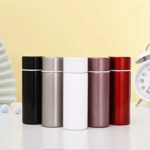 Vattenflaskor Mini Thermos Bottle Portable Liten Gradient Color Coffee Thermal Vakuumkolv Travdryck Termoser