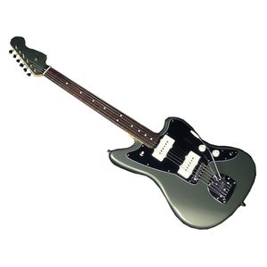 Hybrid II Jazzmaster Jasper Olive Metallic مع مطابقة الغيتار