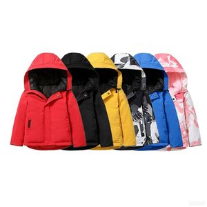 2024 Kids Designer Down Coat Winter Jacket Boy Girl Baby Outerwear Jackets with Badge Thick Warm Outwear Coats Children Parkas Fashion Classic Parkas size 100-170