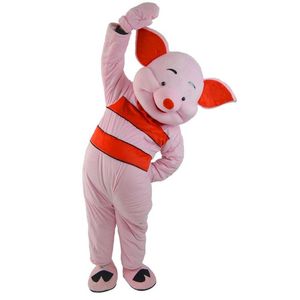 Mascot dockdräkt Piglet Pig Mascot Costume Friend Party Fancy Dress Halloween Birthday Party Outfit Adult Size Mascot Costume2803