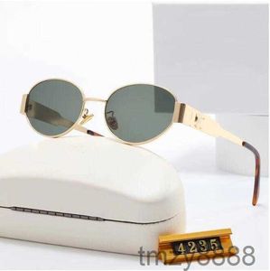 Fashion Designer Sunglasses for Womens Men Glasses s Same As Lisa Triomphe Beach Street Photo Small Sunnies Metal Full Frame with Box 70W8