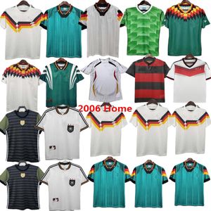 VM 1990 1992 1994 1998 1988 Tyskland Retro Man Littbarski Ballack Soccer Jersey Klinsmann Matthias Home Shirt Kalkbrenner Jersey 1996 2004