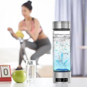 Wine Glasses Hydrogen Water Generator Bottle Rechargeable Portable Lightweight Capacity For On-the-go