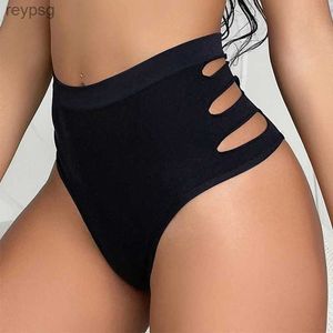 Outras calcinhas mulheres sem costura roupa interior sexy respirável briefs bunda levantador cintura oca out underpant preto feminino emagrecimento lingerie yq240130