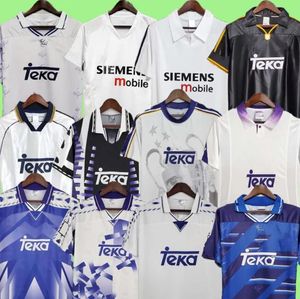 Maglie da calcio retrò Madrid Real 92 94 96 97 98 99 00 01 02 03 04 05 RONALDO RAUL DI STEFANO FIGO ZIDANE SUKER R.CARLOS PIRRI MICHEL HIERRO 2001 2002 maglia da calcio uniforme