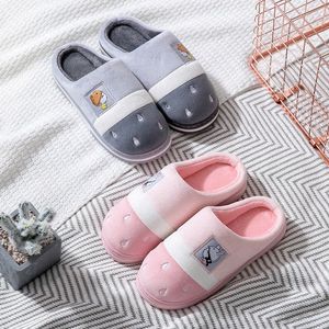 TZLDN Pantofole invernali Casa Cotone Scarpe Camera da letto Caldo peluche Soggiorno Pantofole di cotone morbide Modello v1Nq #