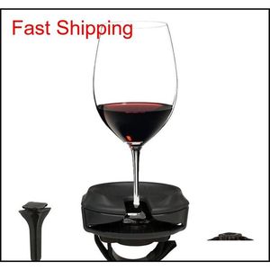 Portabottiglie da tavolo Portabicchieri da vino portatile da esterno con cintura fissa per uso domestico con accesso per bicchieri a ventosa qylnGB bdenet309U