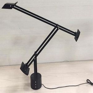 Bordslampor italienska Tizio Lamp Archimedes Principle Designspak för studierummet sovrum sovrum el kreativ belysning dekor252w