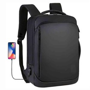 Torba w stylu plecaku 15 6 -calowa laptop męskie notebook biznesowy Mochila Waterproof Back Pack USB Podróż Mężczyzna 1209319J