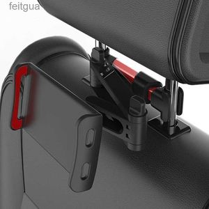 Mobiltelefonmonteringar Holders Universal Car Back Seat nackstödmonterare för iPad Air 4-11 tum 360 Rotation Mini Tablet PC Auto Car Phone Holder Stand YQ240130