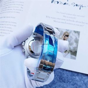 Ditong NA Six Needle Mechanical Watch Precision Steel Band 다중 기능성 회색 얼굴 캘린더 무료 디자이너 40mm {Category}