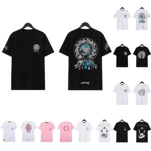 mens dsesigner camiseta camiseta roupas camisas gráfico tee CH corações verão gótico camiseta mulheres algodões homem S casual roupas de luxo rua shorts manga tops