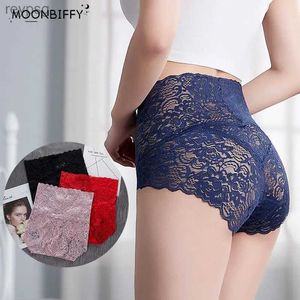 Other Panties Sexy Lace Shapers Europe Women Seamless Hip Raise Slimming Tummy Control Briefs Transparent 3XL Large Size Lingerie YQ240130