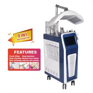 Nyaste 9 i 1 Jet Peel Deep Cleaning Facial Aqua Peeling Pore Shrinking Spa Facial Beauty Equipment