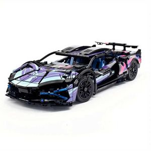 Teknik Süper Yarış Otomobil Binası Ünlü Spor Model Tuğlalar Meclis Toys Tatil Hediyesi İçin Tatil Hediyesi
