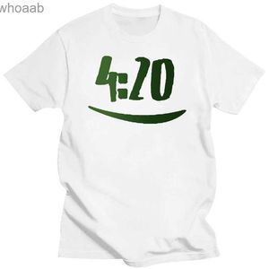 Herr t -shirts trycker sommar 4 20 - dess tid t -shirt för män komiska män och kvinnor t skjortor o nackkläder kort ärm hiphop 240130