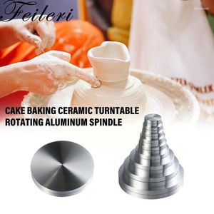 Craft Tools Ceramic Clay Pottery Trimming Spinner Tool Throwing Trim Stabilizer Mini Wheel Metal Bearing Rotary Disc 30mm-50mm