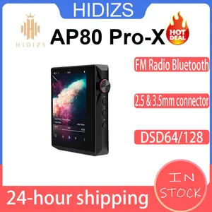 Hidizs AP80 PRO X Portable Bluetooth MP3 Player 2.5/3.5 Connector Balanced Lossless Type C MQA FLAC LDAC USB DAC DSD64/128 DAP