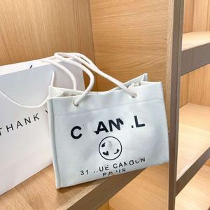 Internet Famous Small Fragrant Tote with Large Capacity, Casual and Versatile, One Shoulder Portable Canvas Shopping 2024 78% Off Store wholesale