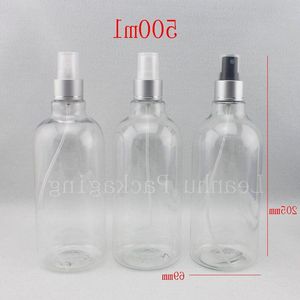 Bottiglie per pompa nebulizzatore fine in plastica marrone vuote da 500 ml, flaconi spray per contenitori in plastica per bottiglie spruzzatrici PET da 500 cc Nhbrc