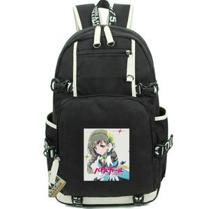 Haruka Narumi ryggsäck Battle Girl High School Daypack Anime School Bag Print Rucksack Casual School Bag Computer Day Pack