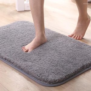 Bath Mats 40 60CM Non-Slip Mat Cobblestone Embossed Bathroom Carpet Shower Room Doormat Memory Foam Absorbent Floor Rugs For Home