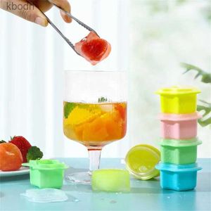 Ice Cream Tools Popsicle Mold Leaf Shape Kitchen Accessories With Cover Household Homemade Lolly Moulds Press Single YQ240130