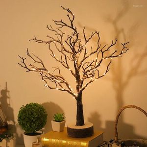 Golvlampor LED -lampa inomhus träd ljus död gren bord hem dekoration batteridriven fest semester sovrum glödande grenar