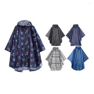 Raincoats Freesmily Women's Fashion Raincoat Waterproof Rain Poncho Cloak With Hood For Hiking Climbing And Touring