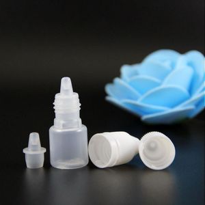 100 Stück 2 ml LDPE PE-Kunststoff-Tropfflaschen mit manipulationssicheren Kappen, sicherer Dampf und Saft, zusammendrückbar, kostenloser Versand, Rhchu Scuew