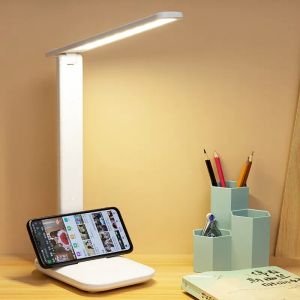 Lampada da tavolo pieghevole LED Touch Lampada da lettura sul comodino Protezione per gli occhi Lampada da notte Stili di ricarica USB