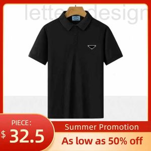 Designer de luxo masculino polo moda bordado designers camiseta v pescoço algodão alta rua homens casual camiseta luxo casal roupas tamanho asiático s-4xl 245u