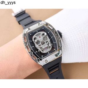 Richard's Designer Rafael Tourbillon Mille Watch Nadal Superclone Herren Rm052 Armbanduhren 97tt Mechanische Uhr Ntpt Carbon Fiber Case Montre Richars mit