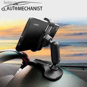 Cell Phone Mounts Holders Multifunctional Car Phone Holder Clip Smartphone Stand Adjustable Bracket Car GPS Stand Rear View Mirror Mount For YQ240130