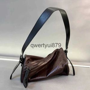 Borse a tracolla in vera pelle per le donne Designer di lusso e borsa e borsa 2023 Nuovo nel primo strato Cowide Vintage to Weave Small Soulderqwertyui879