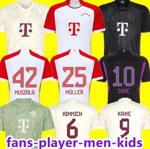 KANE Soccer Jerseys MUSIALA DE LIGT 23 24 Player Child Kits SANE HERNANDEZ BAYERNS mUNIch GNABRY Oktoberfest MULLER DE LIGT DAVIES KIMMICH Men Kids kitfootball Shirt