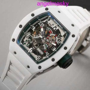 Menwatch RM Wrist Watch RMwatches Wristwatch Rm030 White Ceramic Le Mans Limited Edition Fashion Leisure Business Sport